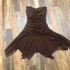Taunt Sleeveless dress or top brown size small